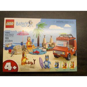LEGO Bluey Beach & Family Car Trip 11202 133-Piece Set  New Sealed  Ages 4+ Buil